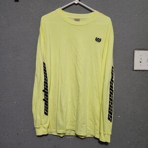 Season 6 Yeezy Calabasas Long Sleeve Tee Shirt Frozen Yellow Medium